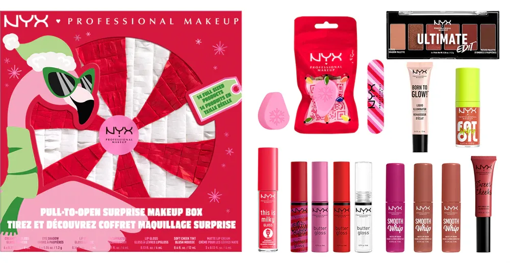 NYX Professional Makeup FA LA L.A. LAND - Праздничный набор подарочный, 15 шт