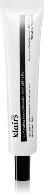 Klairs Illuminating Supple Blemish Cream - Увлажняющий крем BB крем против несовершенств кожи SPF 40, 40 мл