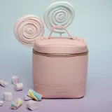 Кейс для косметики Notino Pastel Collection розовый пастельный, вместительный, на молнии, 16,5 × 18 × 13 см Pink — фото 2