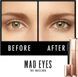 GUERLAIN Mad Eyes Buildable Volume Mascara - Водостойкая тушь для объема и утолщения ресниц, 8.5 мл, оттенок 01 Mad Black — фото 3