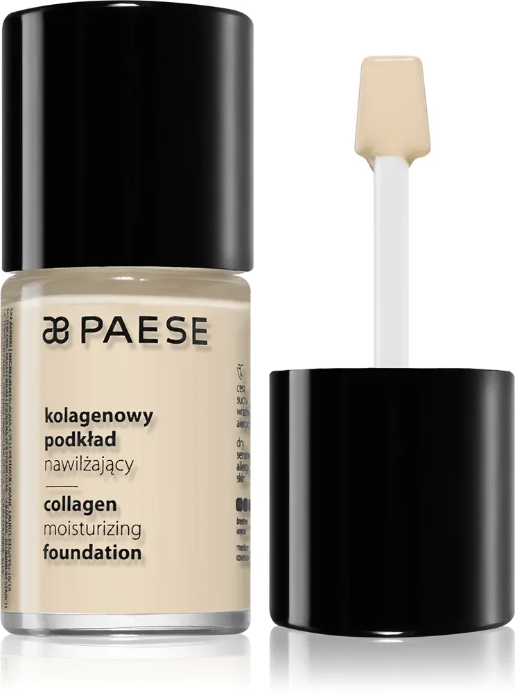 Paese Collagen - Увлажняющая основа с коллагеном, 30 мл, оттенок 300 C Porcelain