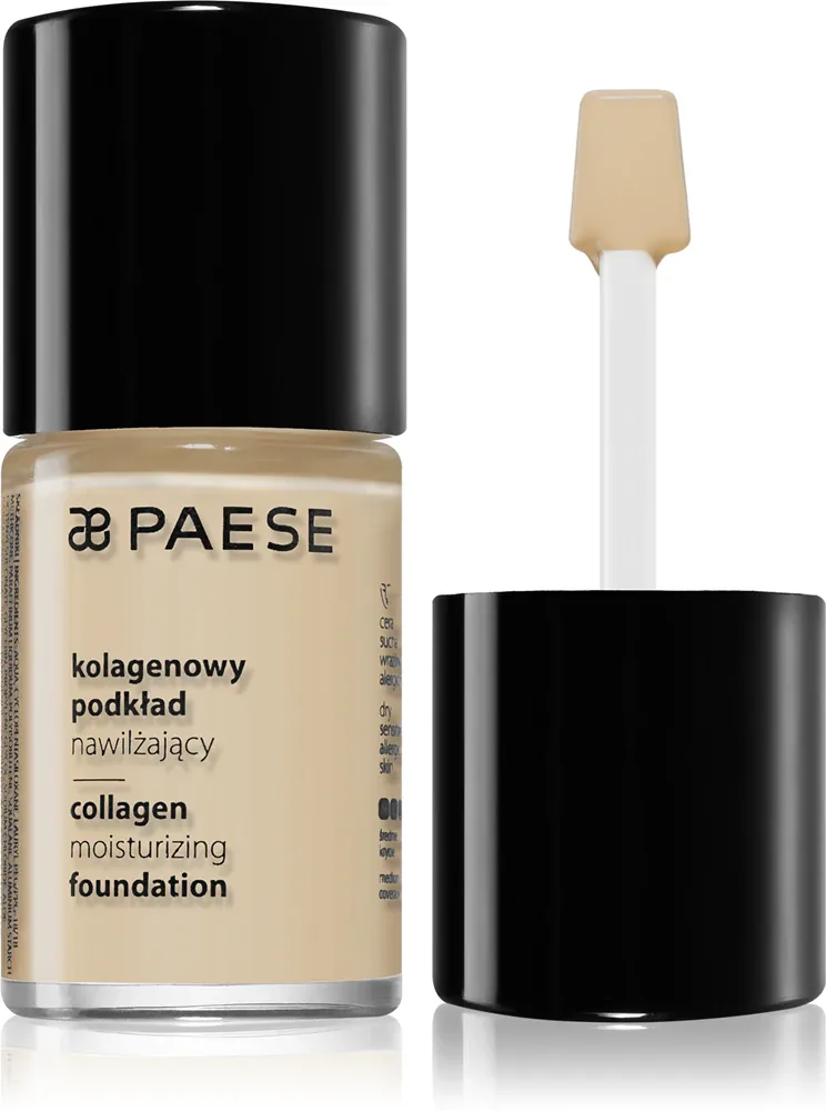 Paese Collagen - Увлажняющая основа с коллагеном, 30 мл, оттенок 301 N Light Beige