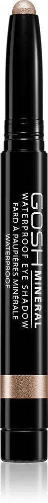 Gosh Mineral Waterproof - Водостойкая карандашная тушь для ресниц, 1.4 г, оттенок 002 Golden Brown