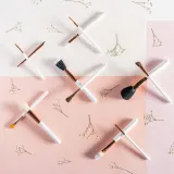 Zoë Ayla Makeup Brush Set 12 Piece - Набор кистей с чехлом, 12 шт — фото 3