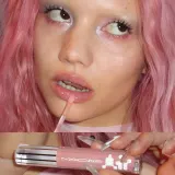 MAC Cosmetics Lipglass Air - Увлажняющий блеск для губ, 5 мл, оттенок Zephyr — фото 6