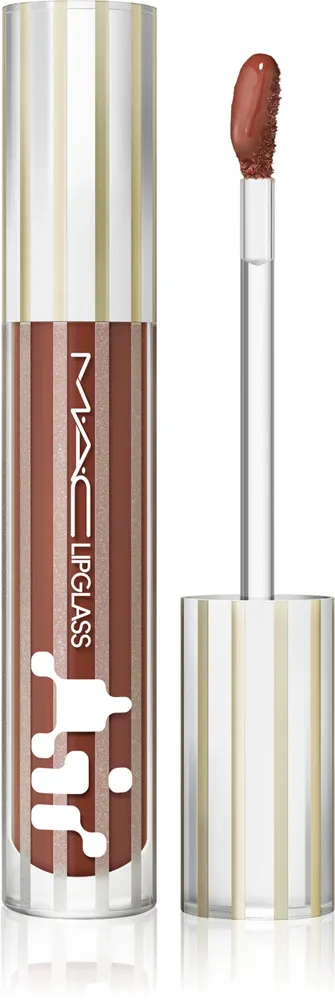 MAC Cosmetics Lipglass Air - Увлажняющий блеск для губ, 5 мл, оттенок Aesthestic