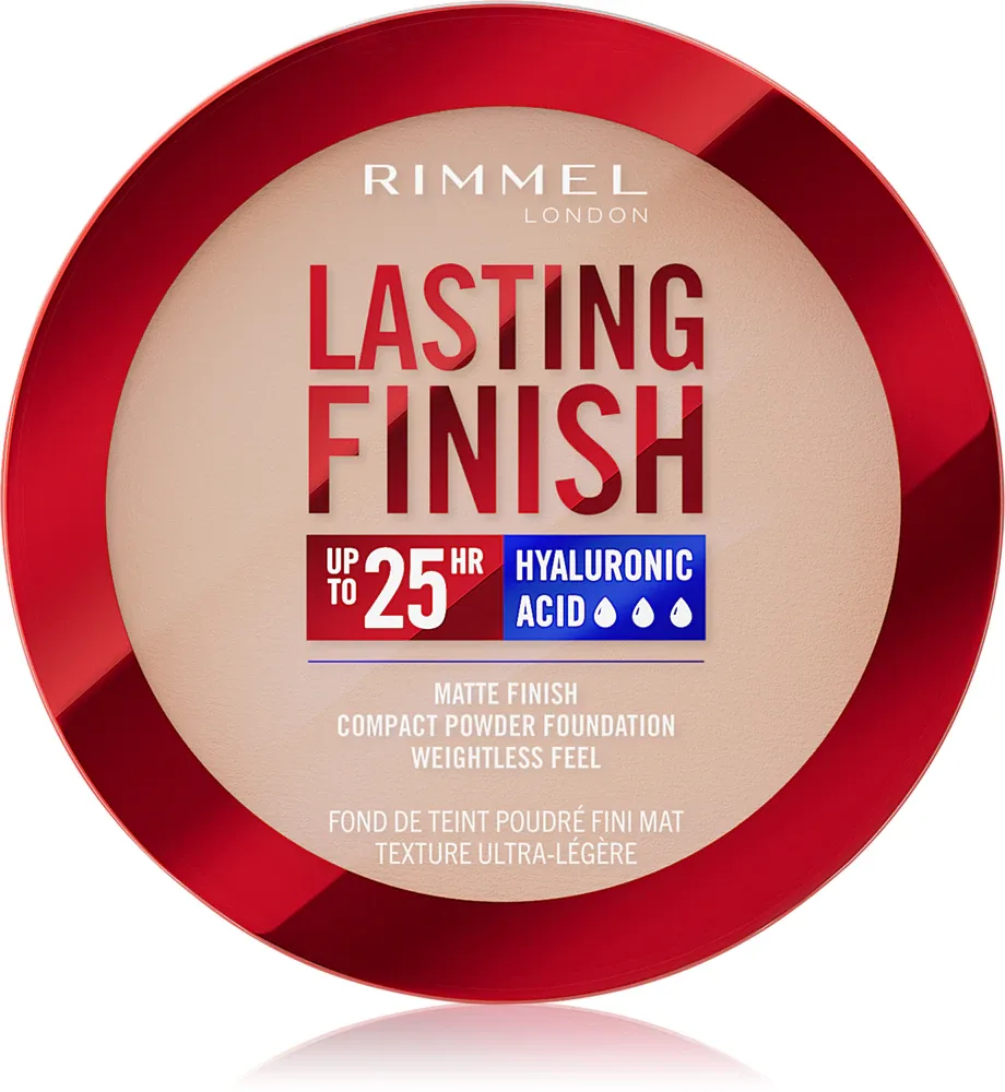 Rimmel Lasting Finish 25H - Пудра в компакте SPF 20, 7 г, оттенок 004 Rose Ivory