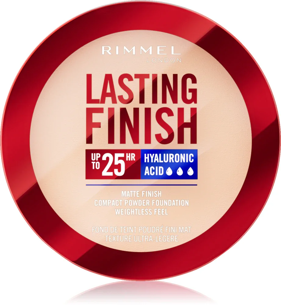 Rimmel Lasting Finish 25H - Пудра в компакте SPF 20, 7 г, оттенок Fair Porcelain