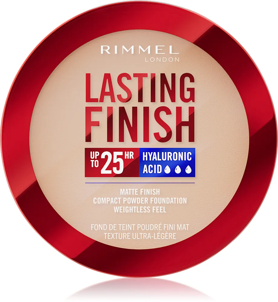 Rimmel Lasting Finish 25H - Пудра в компакте SPF 20, 7 г, оттенок 002 Pearl