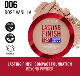 Rimmel Lasting Finish 25H - Пудра в компакте SPF 20, 7 г, оттенок 006 Rose Vanilla — фото 2