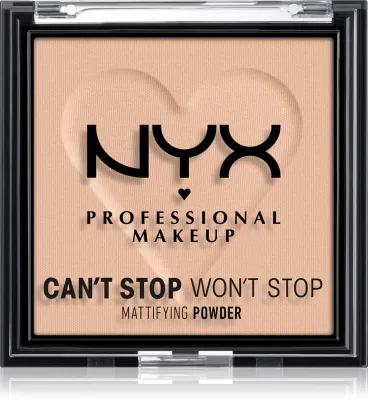 NYX Professional Makeup Can't Stop Won't Stop Mattifying Powder - Пудра матирующая, 6 г