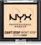 NYX Professional Makeup Can't Stop Won't Stop Mattifying Powder - Пудра матирующая, 6 г, оттенок 01 Fair — фото 1