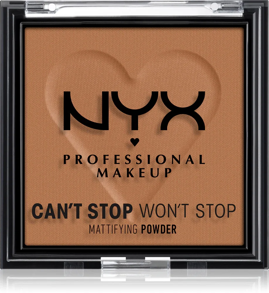 NYX Professional Makeup Can't Stop Won't Stop Mattifying Powder - Пудра матирующая, 6 г, оттенок 08 Mocha