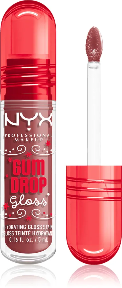 NYX Professional Makeup Gingerbaddie Land Gum Drop - Блеск для губ, 1 шт, оттенок 01 Hydra Honey