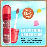 NYX Professional Makeup Gingerbaddie Land Gum Drop - Блеск для губ, 1 шт, оттенок 01 Hydra Honey — фото 4
