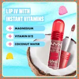 NYX Professional Makeup Gingerbaddie Land Gum Drop - Блеск для губ, 1 шт, оттенок 01 Hydra Honey — фото 5