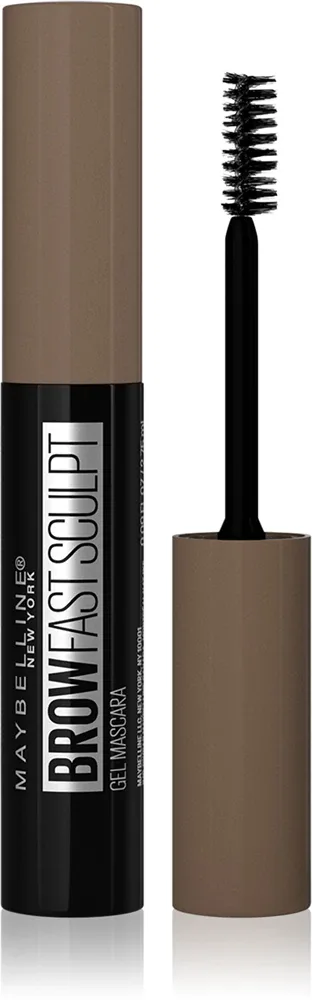 MAYBELLINE NEW YORK Brow Fast Sculpt - Гель-тушь для ресниц и бровей, 2.8 мл, оттенок 02 Soft Brown