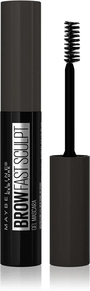 MAYBELLINE NEW YORK Brow Fast Sculpt - Гель-тушь для ресниц и бровей, 2.8 мл, оттенок 06 Deep Brown