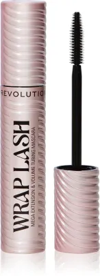 Makeup Revolution Wrap Lash Tubing - Тушь для ресниц, увеличивающая объем, удлиняющая и подкручивающая, 8.5 мл
