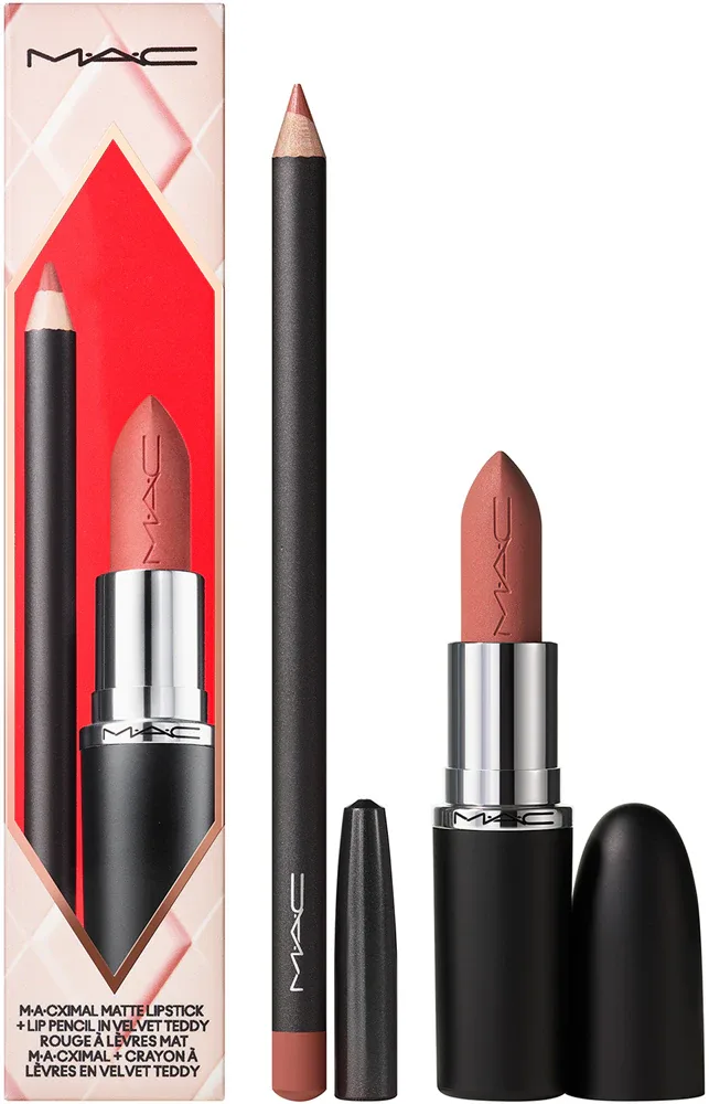 MAC Cosmetics Holiday Topsy-Teddy Lip Kit - Набор для губ