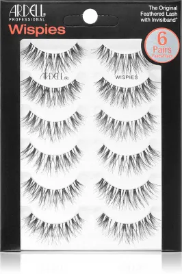 Ресницы накладные Ardell Wispies 6 Pairs многоразовые, на ленте Invisiband, 6 шт