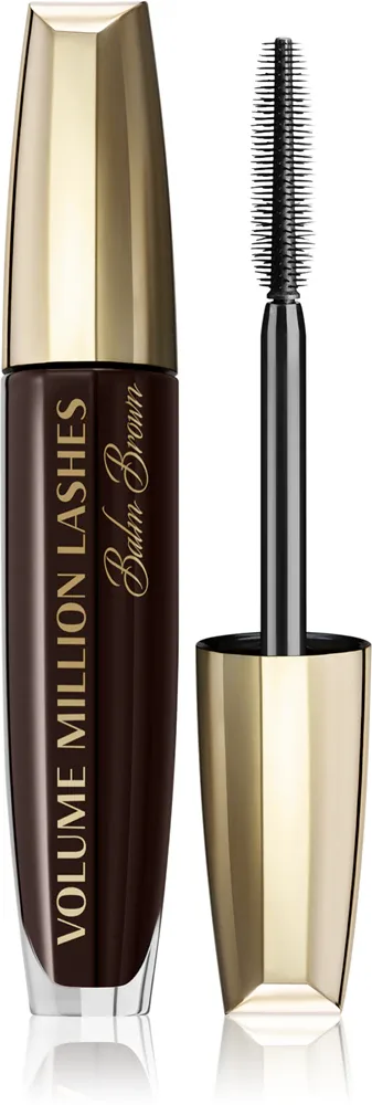 L’Oreal Paris Volume Million Lashes Balm Brown - Питательная тушь для ресниц, увеличивающая объем, 8.6 мл, оттенок Brown