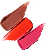 MAC Cosmetics Holiday Wildest Gleams Mini Lusterglass Lip Trio - Набор для губ "Яркие оттенки", 1 шт, оттенок Brights — фото 2
