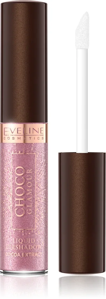 Eveline Cosmetics Choco Glamour - Тушь для ресниц в жидкой форме, 6.5 мл, оттенок 04