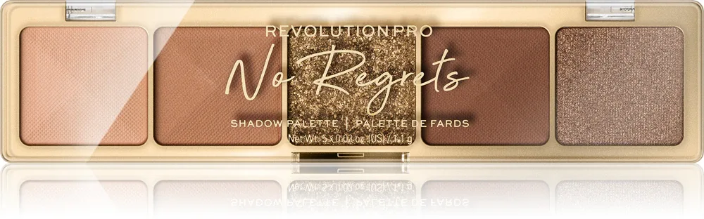 Revolution PRO Glam - Палетка теней для век: палетка теней для век, 5.5 г, оттенок No Regrets Soft Nude
