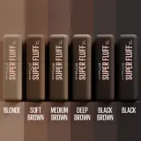 MAYBELLINE NEW YORK Super Fluff Mousse - Гель для бровей, 5 мл, оттенок 255 Soft Brown — фото 8