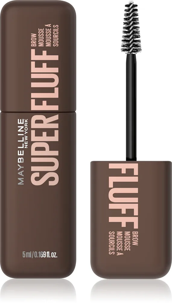 MAYBELLINE NEW YORK Super Fluff Mousse - Гель для бровей, 5 мл, оттенок 260 Deep Brown