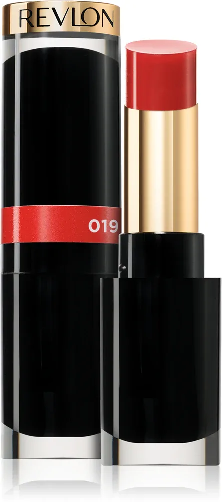 Revlon Cosmetics Super Lustrous Glass Shine - Увлажняющая блестящая помада, 3.1 г, оттенок N°019 Dewy Peach