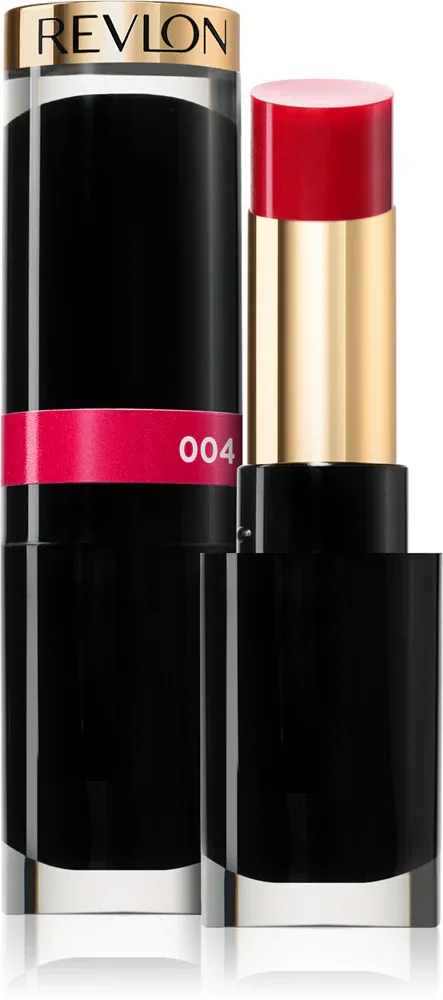 Revlon Cosmetics Super Lustrous Glass Shine - Увлажняющая блестящая помада, 3.1 г, оттенок N°004 Cherry in the Snow