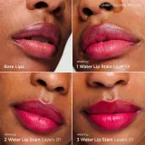 Clarins Water Lip Stain - Блеск для губ с матовым эффектом и увлажняющим действием, 7 мл, оттенок 01 rose water — фото 5
