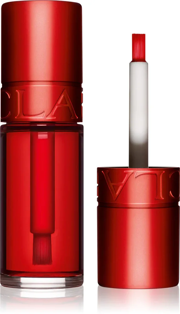 Clarins Water Lip Stain - Блеск для губ с матовым эффектом и увлажняющим действием, 7 мл, оттенок 03 red water