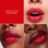 Clarins Water Lip Stain - Блеск для губ с матовым эффектом и увлажняющим действием, 7 мл, оттенок 03 red water — фото 2