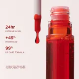 Clarins Water Lip Stain - Блеск для губ с матовым эффектом и увлажняющим действием, 7 мл, оттенок 04 violet water — фото 3