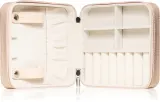 Шкатулка для украшений Notino Classy Collection Jewellery box пудрово-розовая, компактная, на молнии, 12,5 × 5 × 12,5 см Peach — фото 3