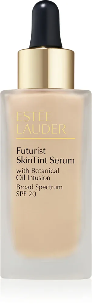 Estee Lauder Futurist SkinTint Serum Foundation With Botanical Oil Infusion SPF 20 - Тональная основа с SPF 20, 30 мл, оттенок 0N1 Alabaster