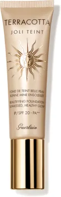 GUERLAIN Terracotta Joli Teint Beautifying Foundation - Тональная основа с эффектом сияния для естественного вида SPF 20, 30 мл