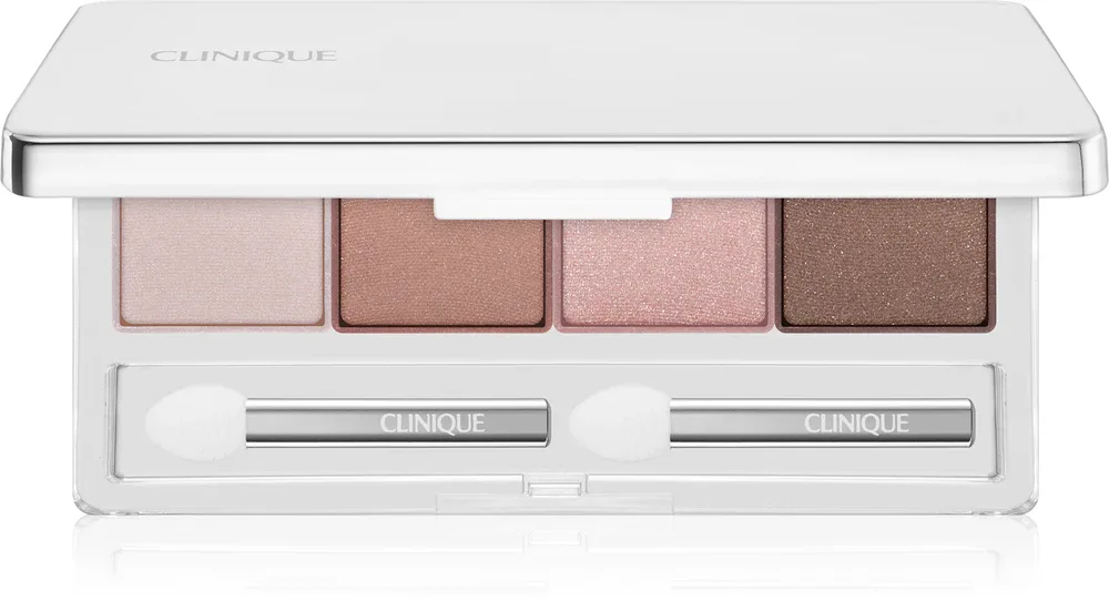 Clinique All About Shadow Quad - Палетка теней для век: палетка теней для век, 3.3 г, оттенок Pink Chocolate