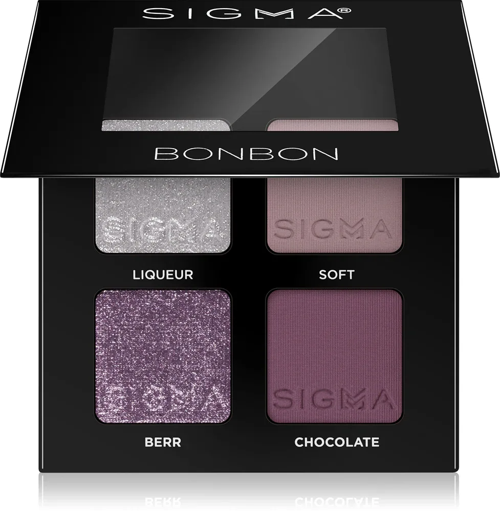 Sigma Beauty Quad - Палетка теней для век: палетка теней для век, 4 г, оттенок Bonbon