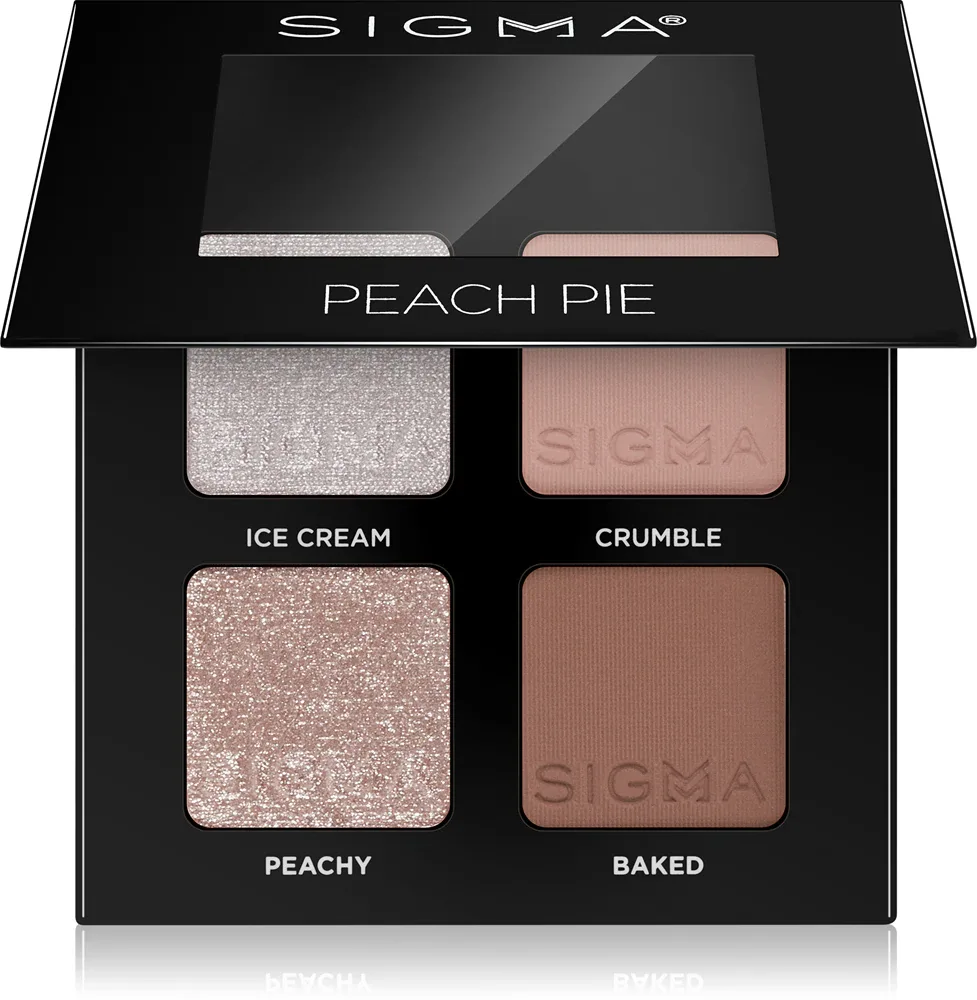Sigma Beauty Quad - Палетка теней для век: палетка теней для век, 4 г, оттенок Peach Pie