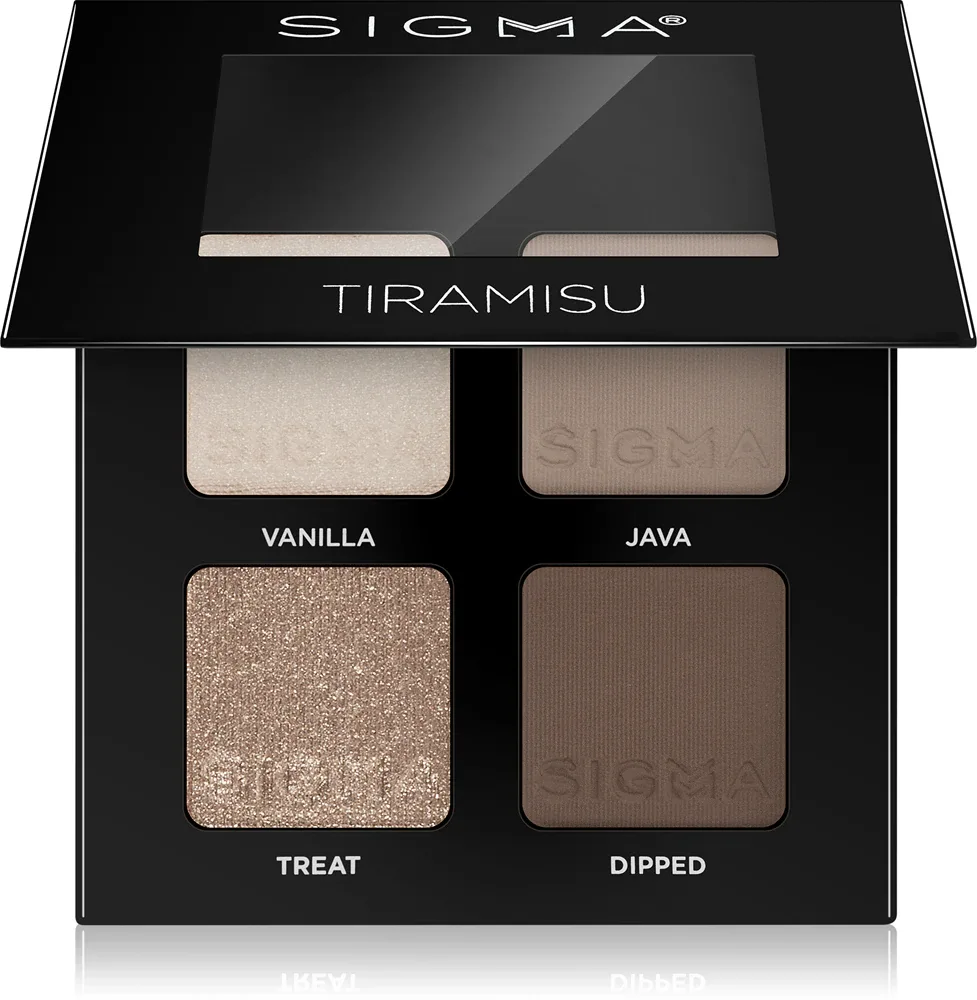 Sigma Beauty Quad - Палетка теней для век: палетка теней для век, 4 г, оттенок Tiramisu