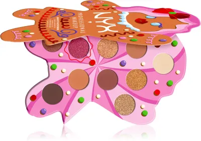 NYX Professional Makeup Gingerbaddie Land - Палетка теней для век: палетка теней для век, 1 шт