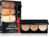 Smashbox Step By Step Contour Kit - Палетка для контурирования лица с кисточкой, 11.47 г, оттенок Light/Medium — фото 1