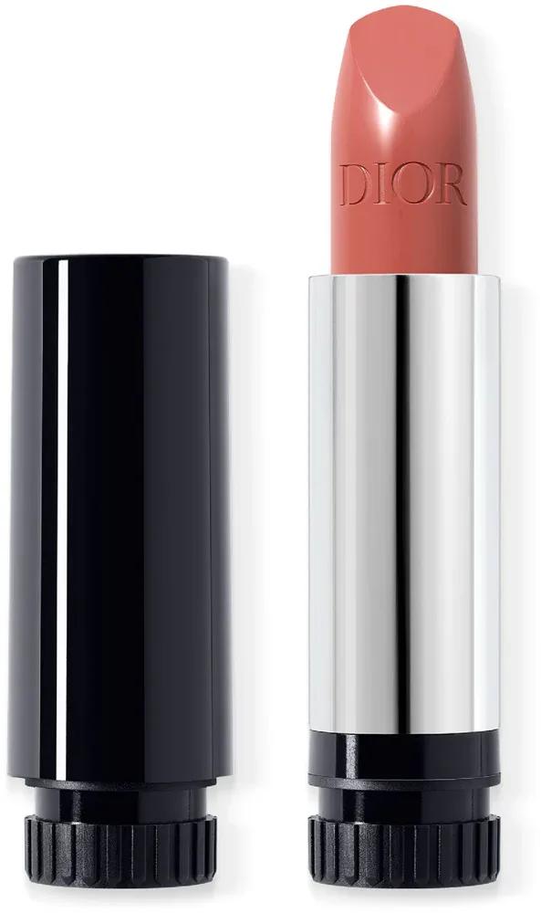 DIOR Rouge Dior The Refill - Помада для губ с долгим действием, 3.5 г, оттенок 100 Nude Look Satin