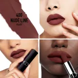 DIOR Rouge Dior The Refill - Помада для губ с долгим действием, 3.5 г, оттенок 400 Nude Line Velvet — фото 2