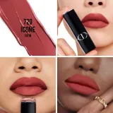 DIOR Rouge Dior The Refill - Помада для губ с долгим действием, 3.5 г, оттенок 720 Icone Satin — фото 2