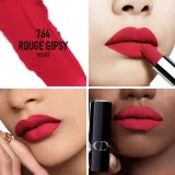 DIOR Rouge Dior The Refill - Помада для губ с долгим действием, 3.5 г, оттенок 764 Rouge Gipsy Velvet — фото 2